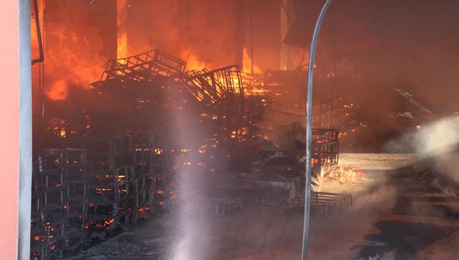 Harran Üniversitesi'nde yangın