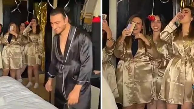 Bu Kadarınada Pes! Gelin ve damadın 'Gerdek partisi' tepki çekti.