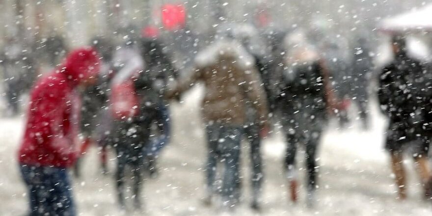 Meteoroloji'den 25 ile Kar Yağışı Uyarısı