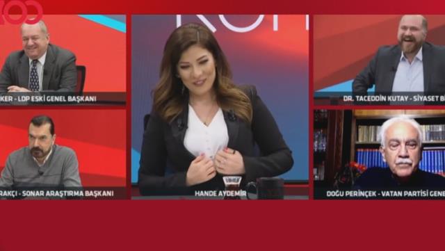 Yaptığı tespite gülerek karşı verilmesi Doğu Perinçek'i sinirlendirdi