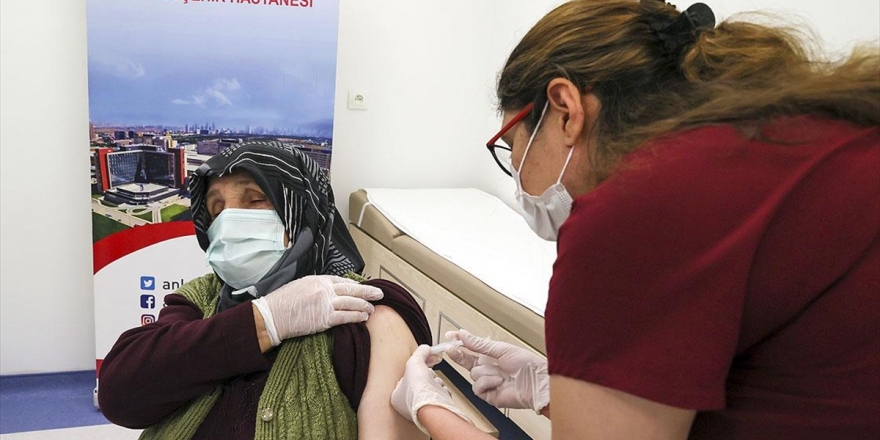 75 Yaş Üzerindeki Kişilerin Aşılanmasına Başlandı