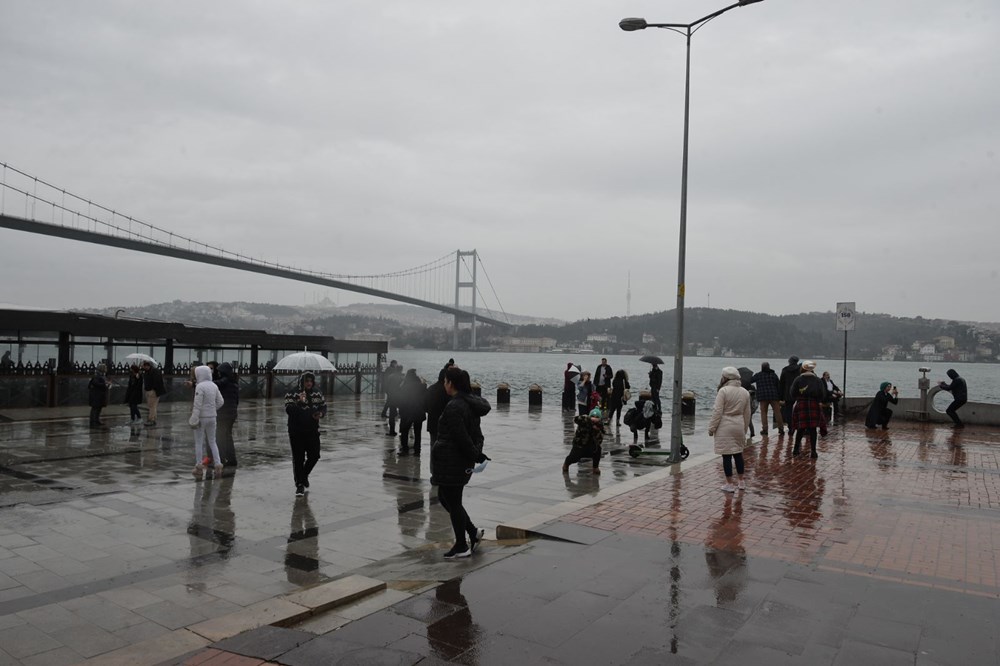 Ortaköy'de turist yoğunluğu