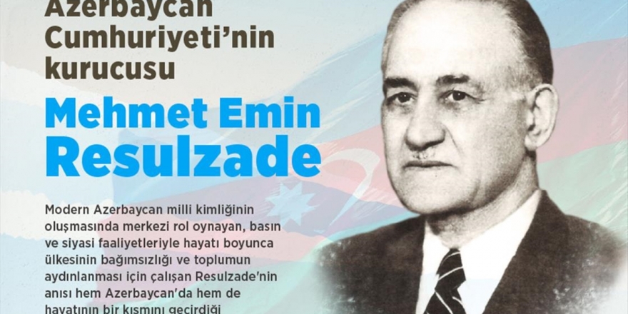 Azerbaycan Cumhuriyeti'nin Kurucusu Mehmet Emin Resulzade Doğumunun 137. Yılında Anılıyor