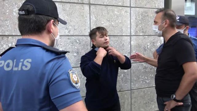 "Teşkilatın numarasını verin" deyip polisleri tehdit eden kuryeye, mahkemeden zorla getirme kararı