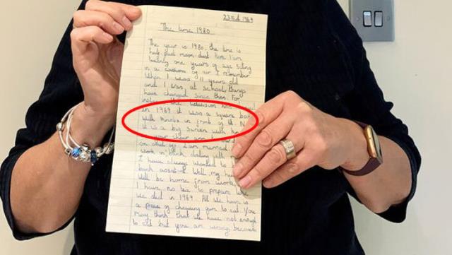 Eski bir mobilya parçasının içinden çıktı, yazanlar şok etti! Küçük kız geleceği bilmiş