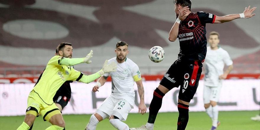 Konya'da Golsüz Beraberlik