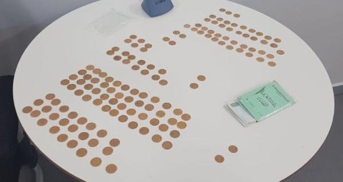 İstanbul Havalimanı'nda Üçüncü Napolyon dönemine ait altın para yakalandı