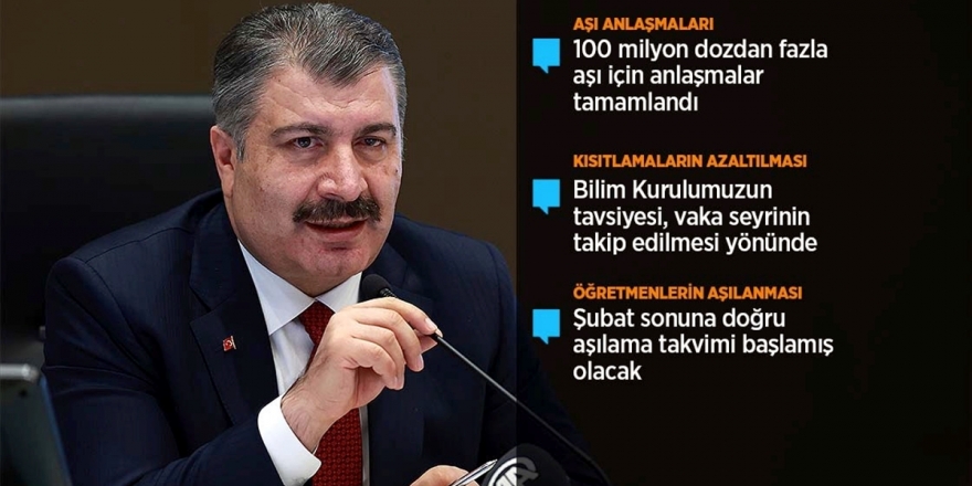 Koca: 100 Milyon Doz Aşı Gelecek