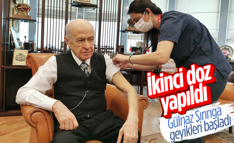 Devlet Bahçeli'nin ikinci doz korona aşısı yapıldı