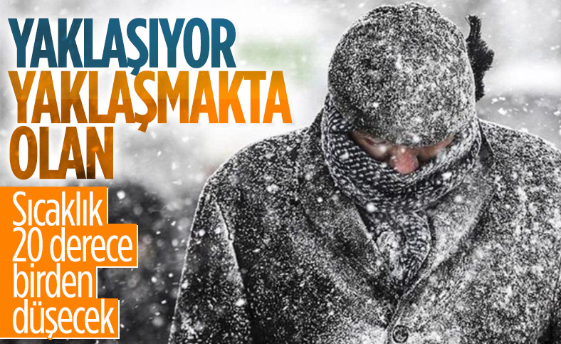 İstanbul'a kar geliyor: Havalar 20 derece birden düşecek