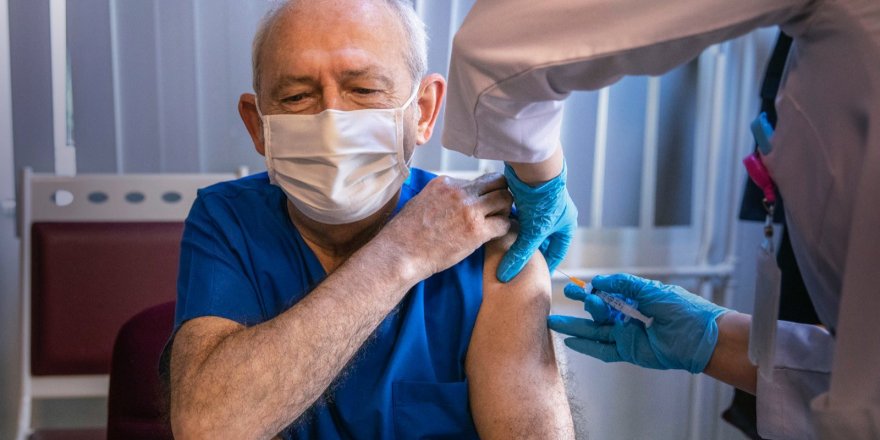 Kılıçdaroğlu da aşı oldu