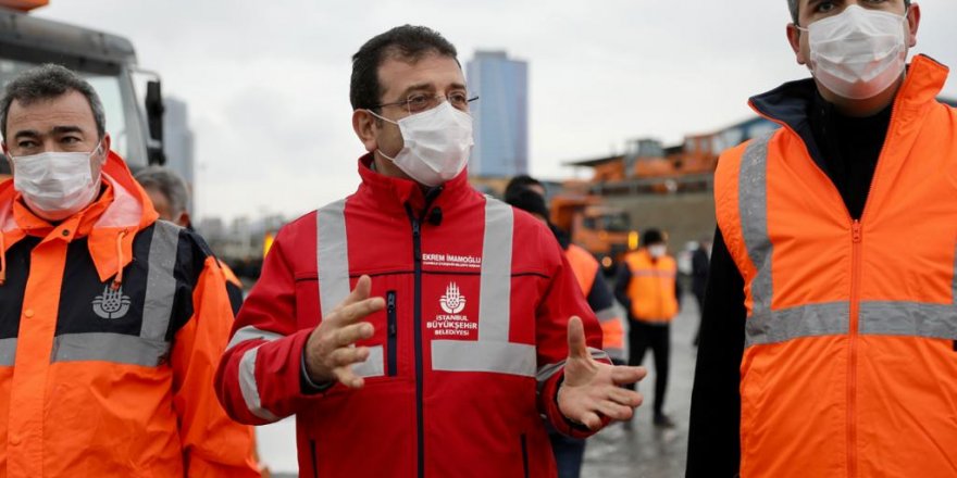 İmamoğlu, kar yağışı öncesi hazırlıkları yerinde inceledi