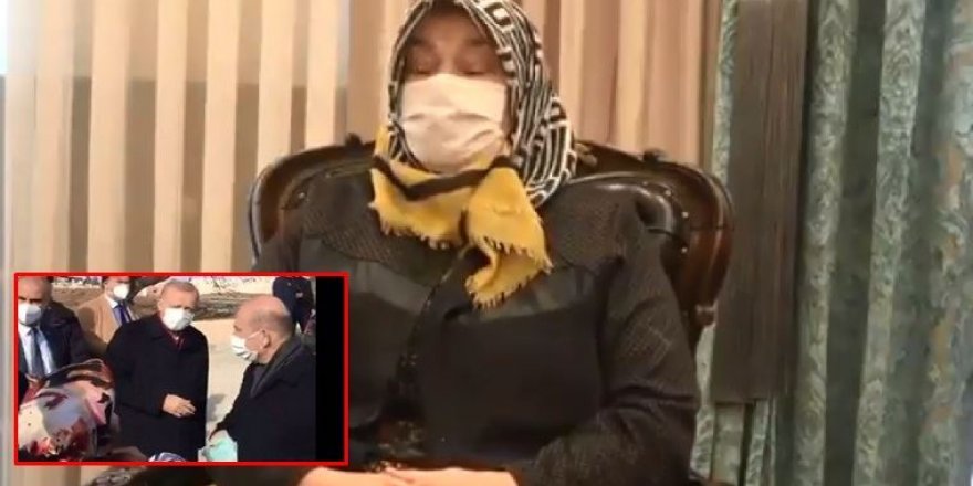 Erdoğan'a Açım diye seslenen kadın çarketti!