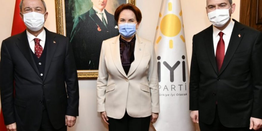 Akar ve Soylu Akşener'i ziyaret etti