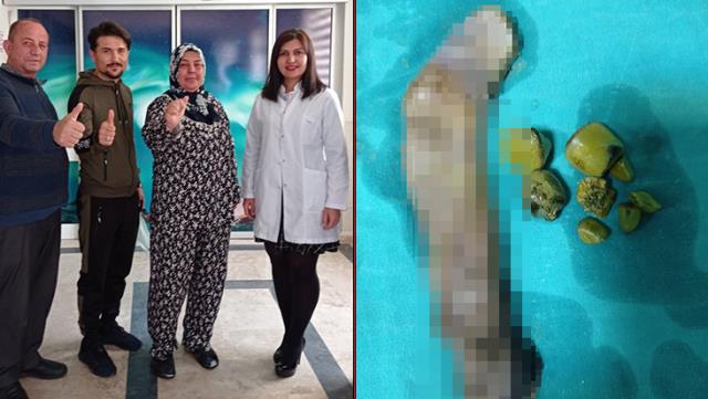 Karın ağrısı şikayetiyle hastaneye giden kadın