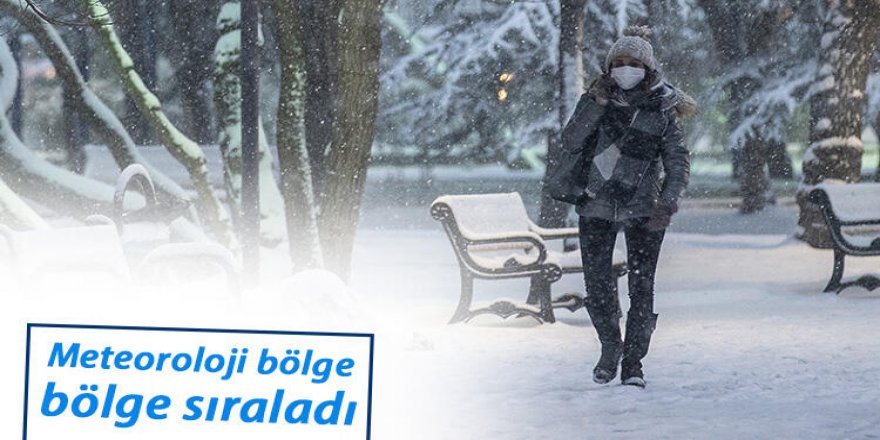 Meteoroloji'den son dakika hava durumu uyarısı! Sağanak yağmur ve kar yağışı...