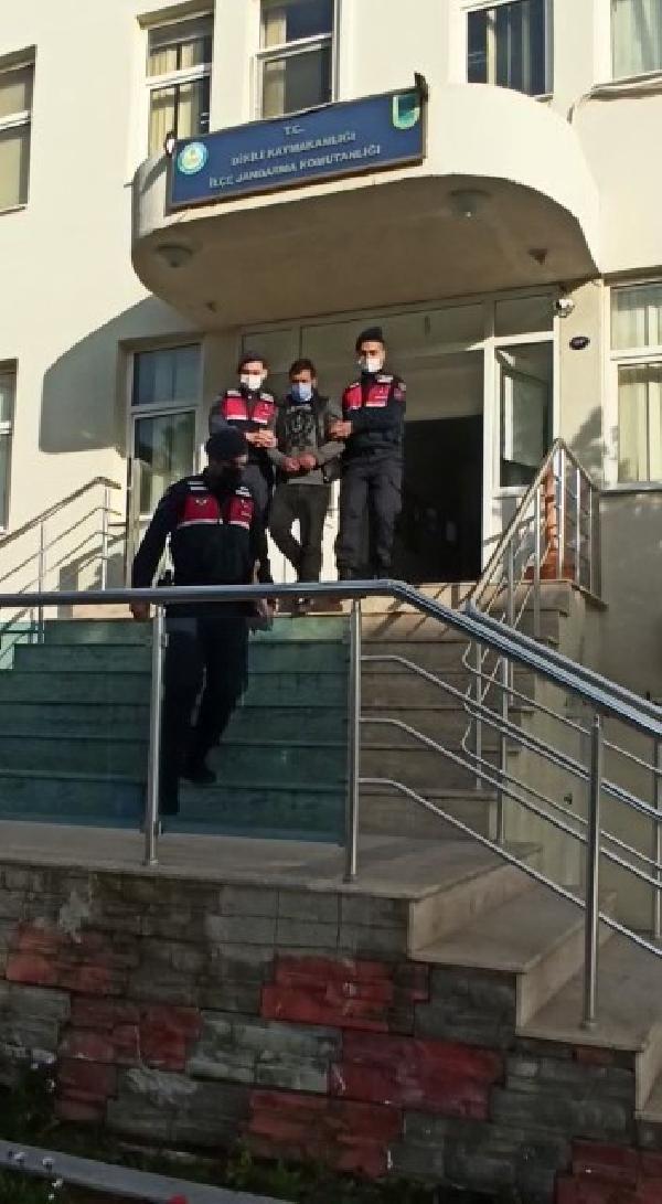 Jandarma, kamyonette 25 kaçak göçmen yakaladı