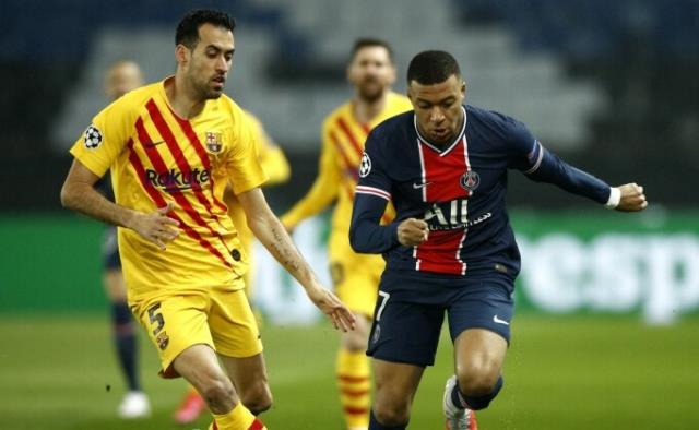 Şampiyonlar Ligi'nde PSG, sahasında Barcelona'yla 1-1 berabere kaldı ve çeyrek finale yükseldi