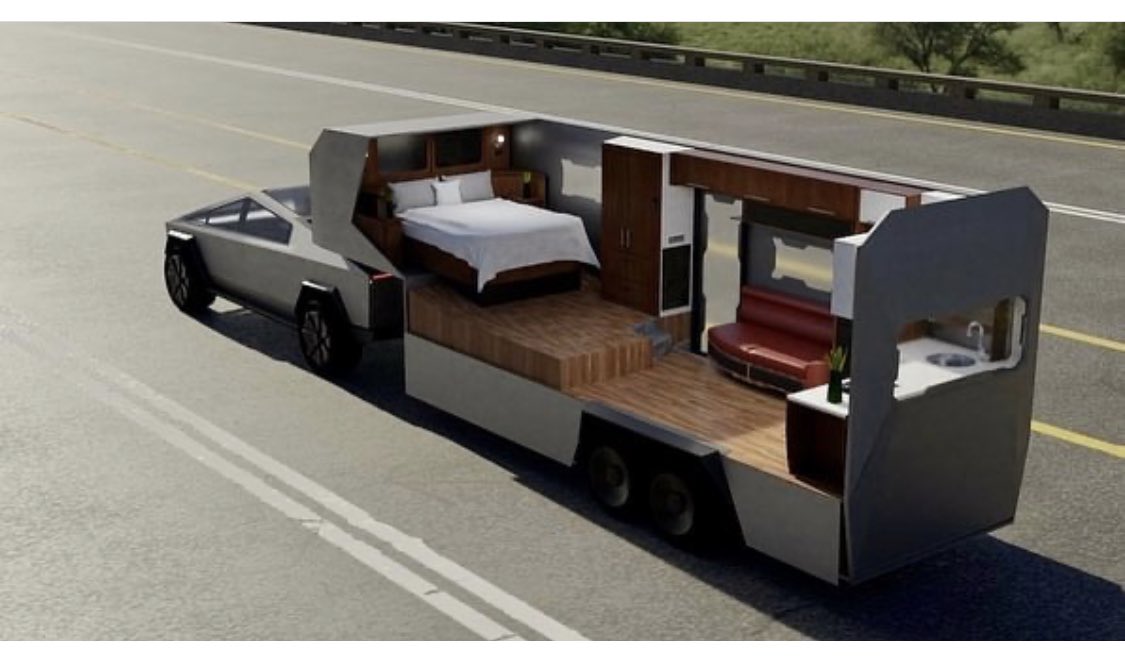 Elon Musk doğruladı: Tesla Cybertruck 'tekerlekli evlere' güç verecek