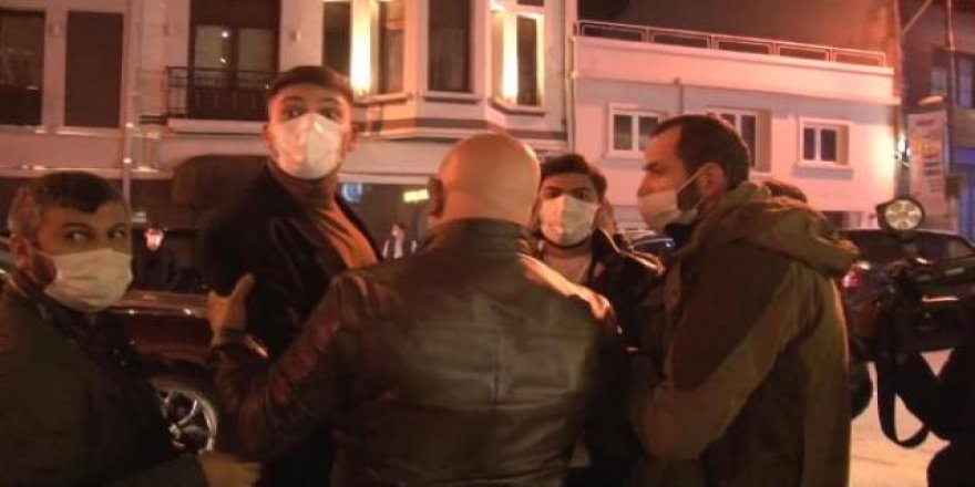 Boğaz manzaralı otelde yapılan eğlenceye baskın! Ceza yiyenler sinirlerini gazetecilerden çıkardı