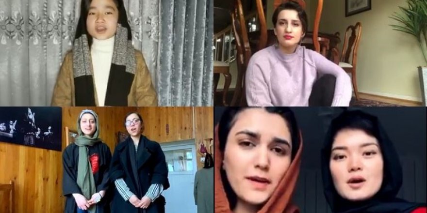 Afganistan'da kadınlar, 'kız çocuklarının şarkı söylemesi yasağı'nı protesto ediyor