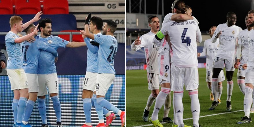 Real Madrid ve Manchester City, Şampiyonlar Ligi'nde çeyrek finale yükseldi