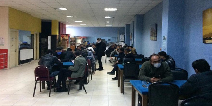 Kumar oynayan 58 kişiye 260 bin lira ceza!