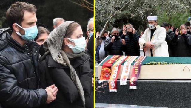 Bige Önal, hayatını kaybeden babası Erhan Önal'ı gözyaşları içinde son yolculuğuna uğurladı