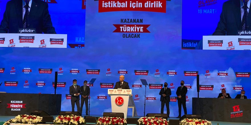 Bahçeli, MHP Kurultayında Yeniden Aday Gösterildi