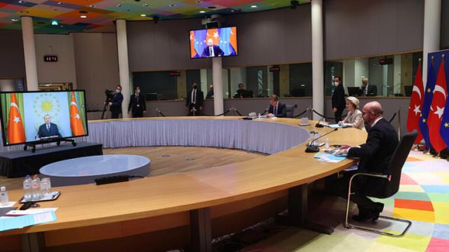 Son Dakika! AB yetkilileriyle görüşen Cumhurbaşkanı Erdoğan'dan net mesaj!