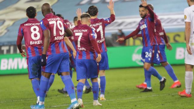 Trabzonspor, sahasında MKE Ankaragücü'nü 4-1 yendi