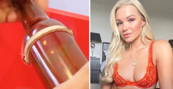 Şişeyi iple bağlayıp yaktılar, sonrası facia! Genç dansçı şimdi içler acısı halde