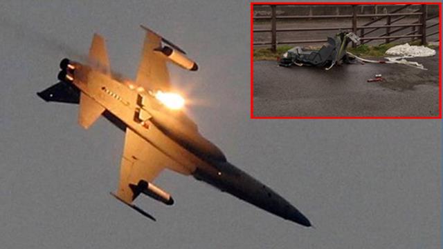 İki savaş uçağı kalkıştan 36 dakika sonra havada çarpışarak okyanusa düştü