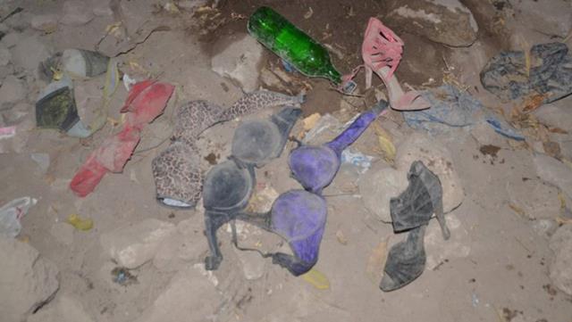 Mezar odalarında rezil görüntü!