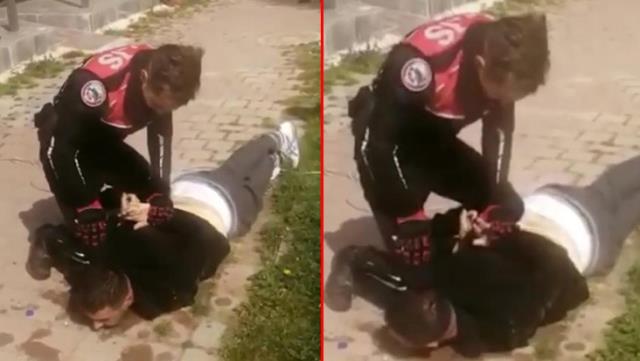 3 çocuğu taciz etti, yakalanınca polise tehditler savurdu