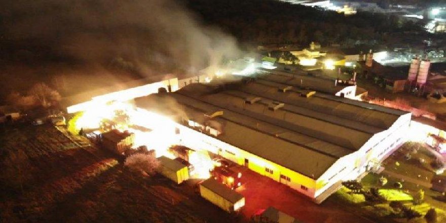İstanbul'da gıda üretim tesisinde yangın: Büyük maddi hasar oluştu