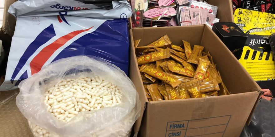 2 Milyonunu aşkın sahte cinsel ilaç yakalandı