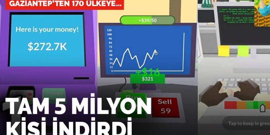 Türk oyun sektöründe yeni başarı: Gaziantep'te geliştirilen oyun 5 milyon kez indirildi