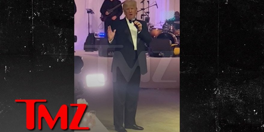 Donald Trump'tan düğün baskını: Beni özlemediniz mi?