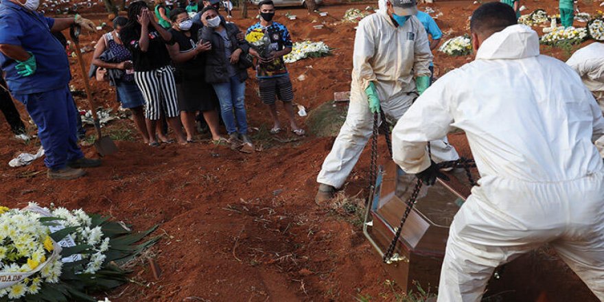 Brezilya'da Covid-19 ölümleri: Dünya toplamının neredeyse dörtte biri