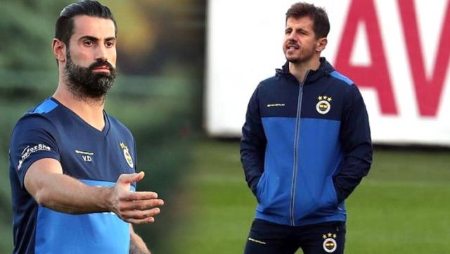 Emre Belözoğlu ve Volkan Demirel soyunma odasında yumruk yumruğa geldi!