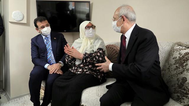 Mahruze Teyze'yi Kılıçdaroğlu da ziyaret etti