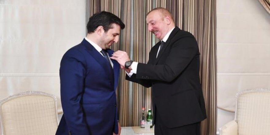 Azerbaycan Cumhurbaşkanı Aliyev'den Bayraktar'a Karabağ Nişanı