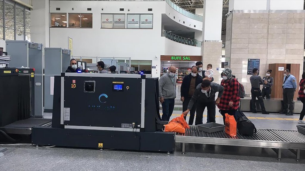 Türkiye'deki Havalimanlarında Uv Işınlı Hijyen Dönemi