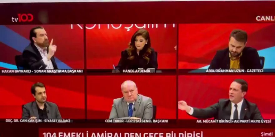Hakan Bayrakçı ve Mücahit Birinci canlı yayında birbirine girdi