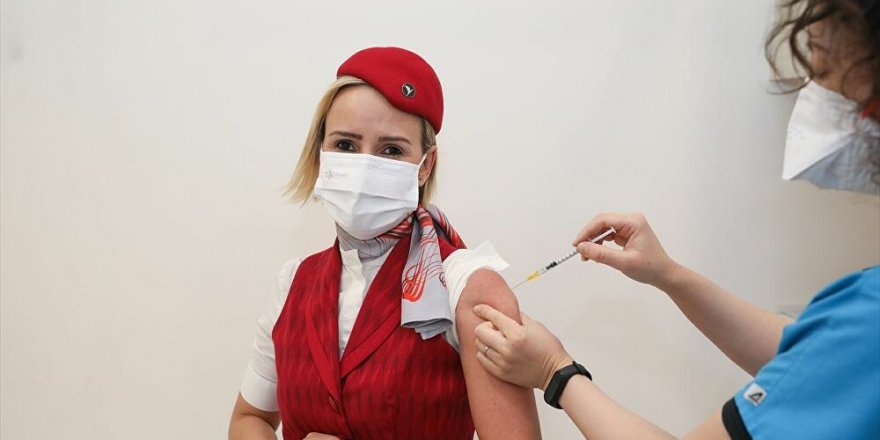 THY'de uçuş ekiplerine aşı uygulaması başladı