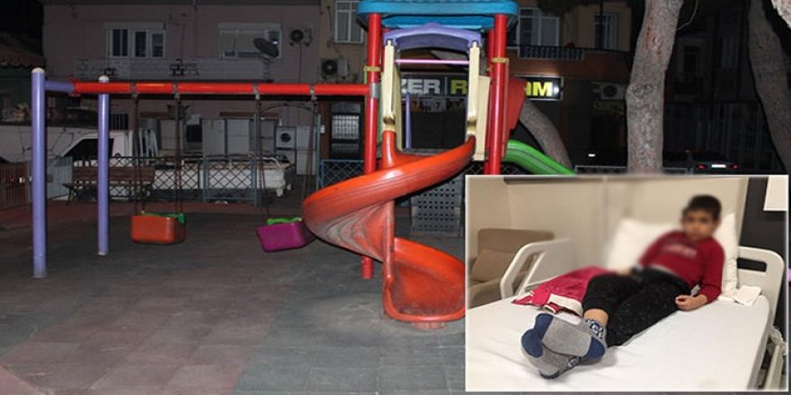 Parkta oynayan 6 yaşındaki çocuğun başına 'yorgun mermi' isabet etti