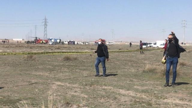 Konya'da askeri gösteri uçağı düştü, pilot şehit oldu
