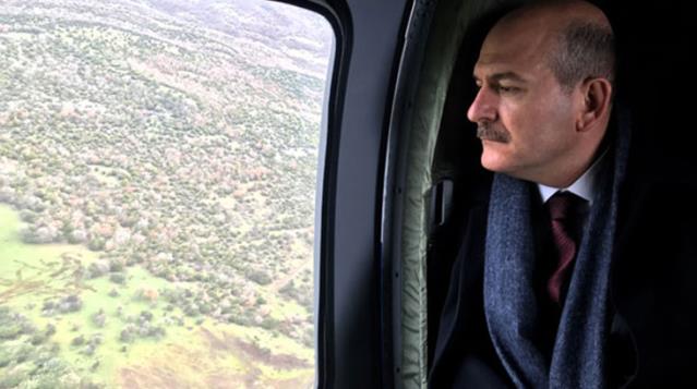 Bakan Soylu’yu taşıyan helikopter zorunlu iniş yaptı