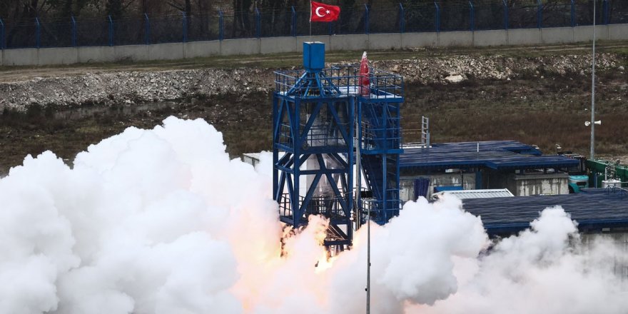 Ay'a Sert İniş' görevinde kullanılması planlanan hibrit roket motoru ilk sınavı geçti